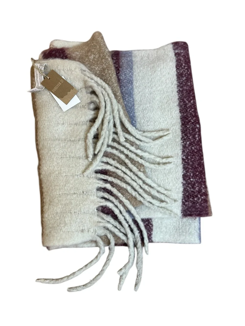 Forever 21 Scarf with Silver Foil Accent